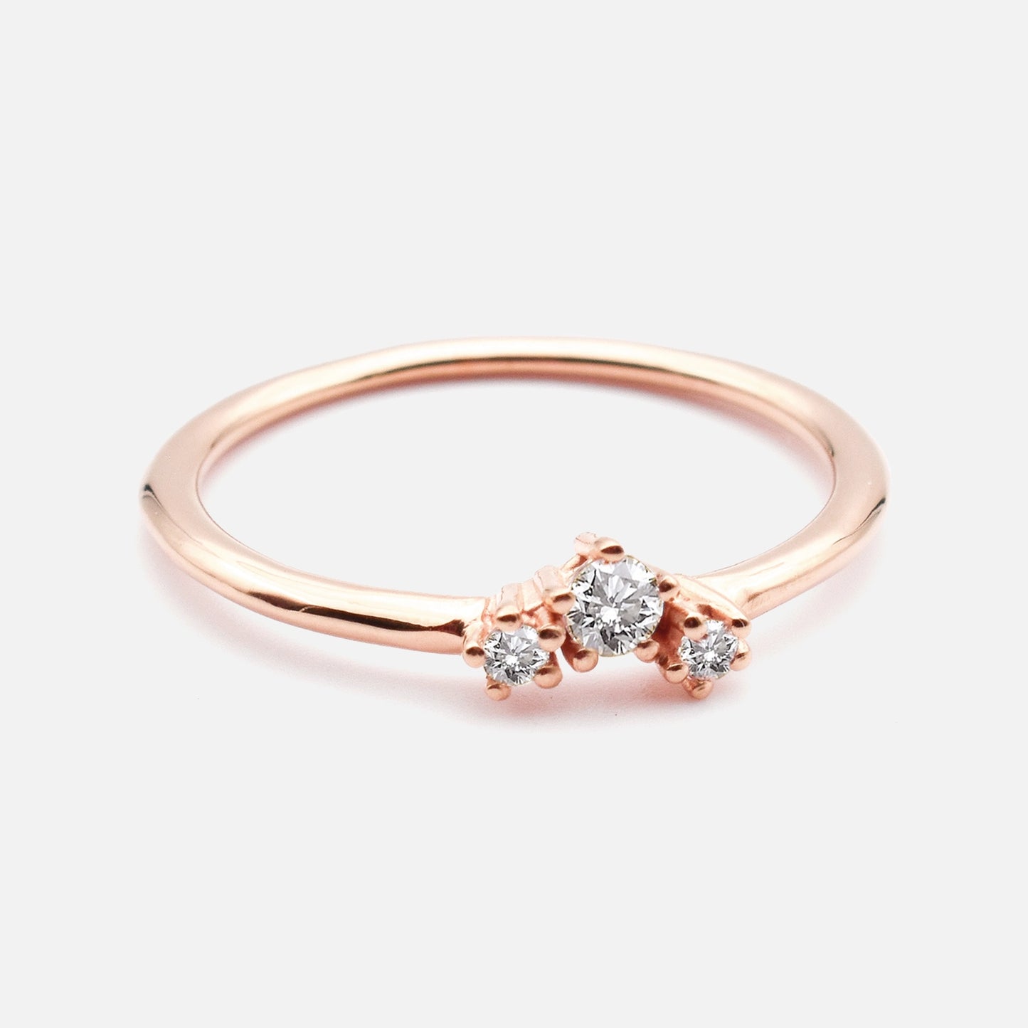 Sparkle Ring mit 3 Brillanten