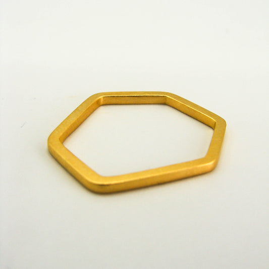 Corners Ring - Vierkant | Fairtrade Gold