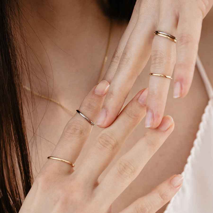 Essentials Ring von Maren Jewellery aus nachhaltigem Gold