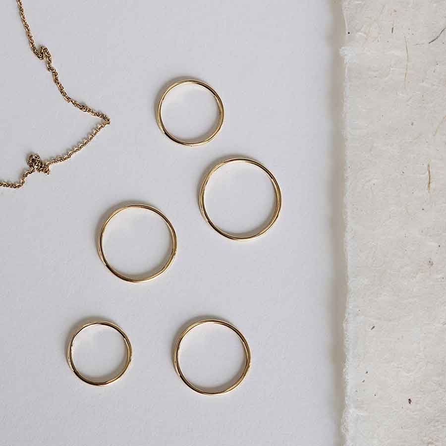 Essentials Ring von Maren Jewellery aus nachhaltigem Gold