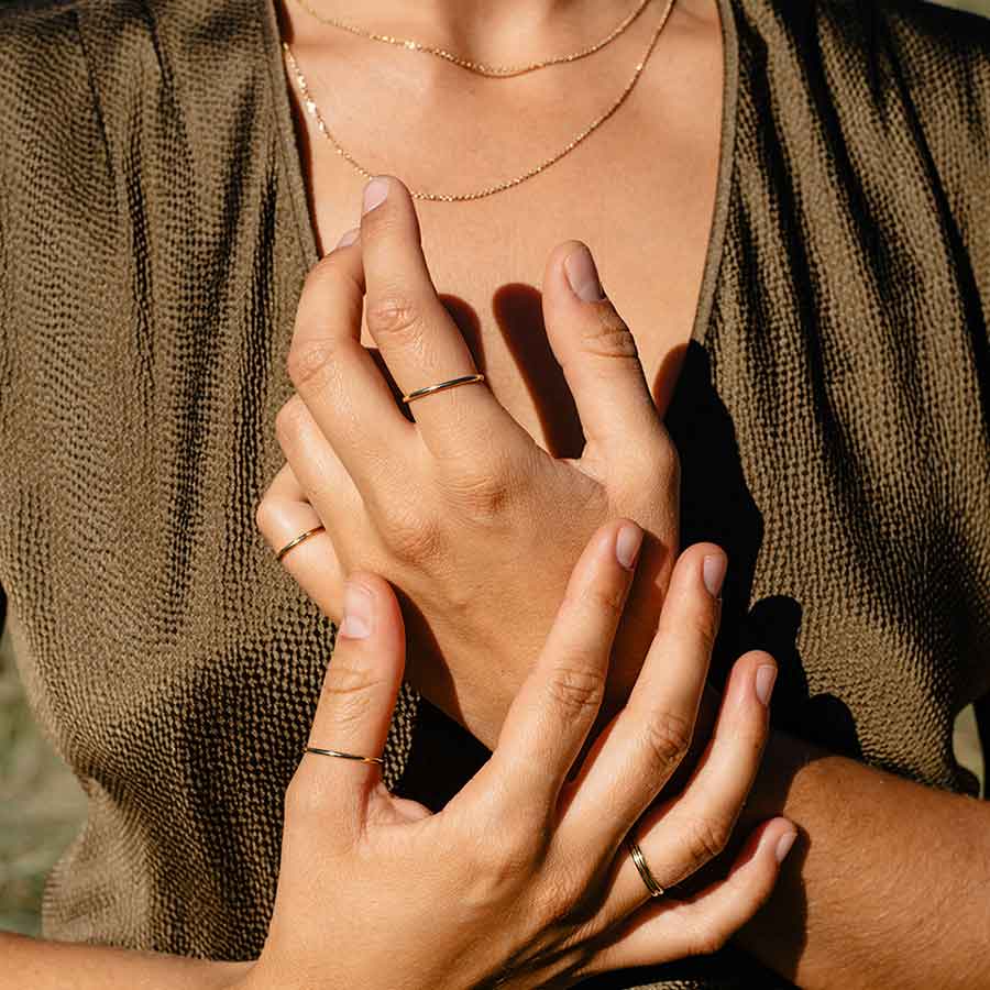 Essentials Ring von Maren Jewellery aus nachhaltigem Gold