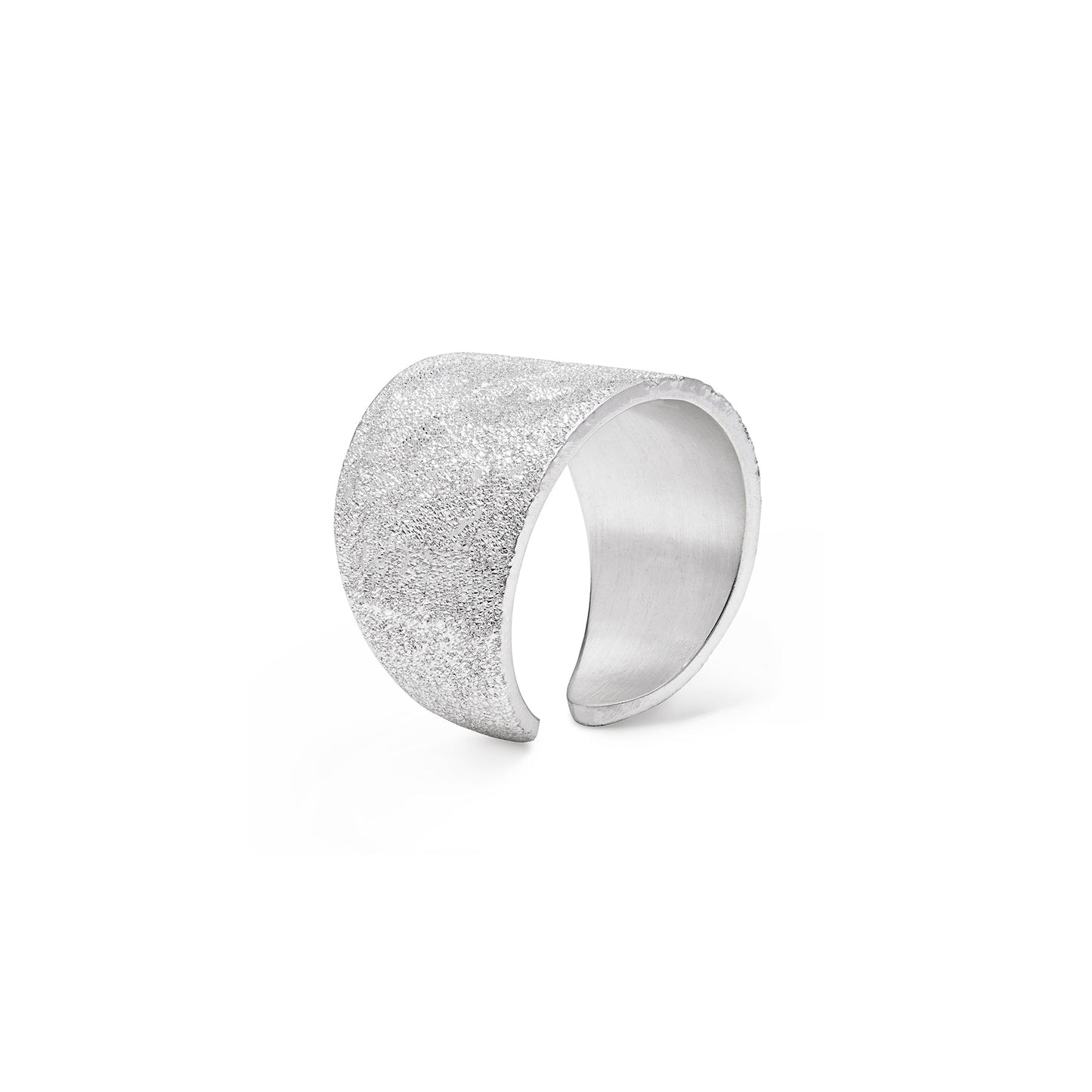 eleganter Starry Sky Ring aus nachhaltigem Silber