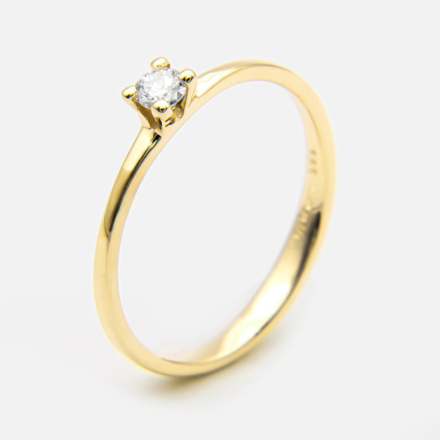 Promise Ring mit Brillant 0.10ct