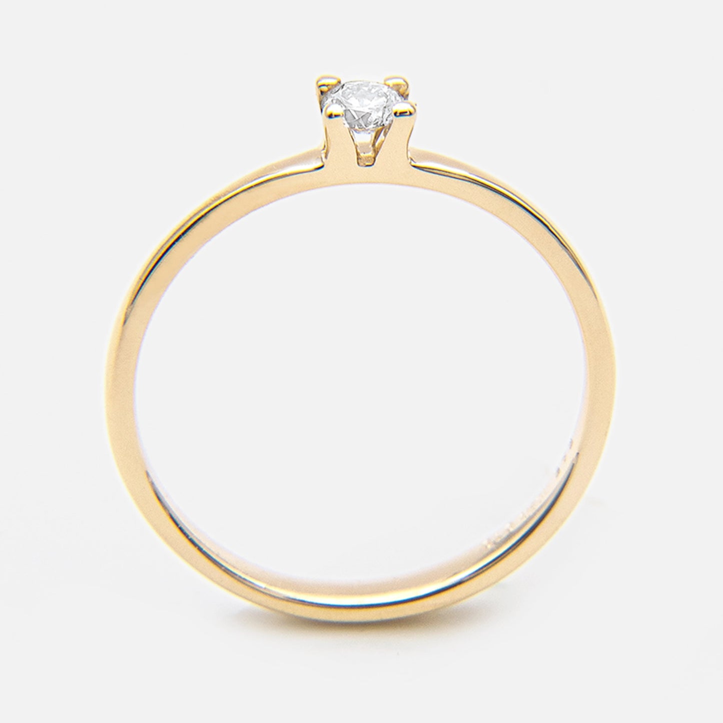 Promise Ring mit Brillant 0.10ct