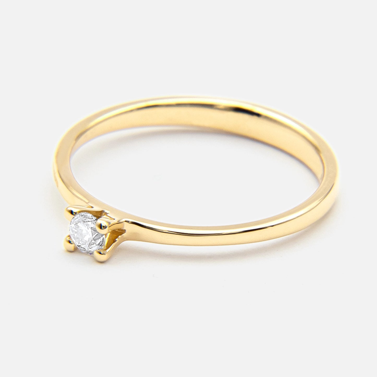 Promise Ring mit Brillant 0.10ct