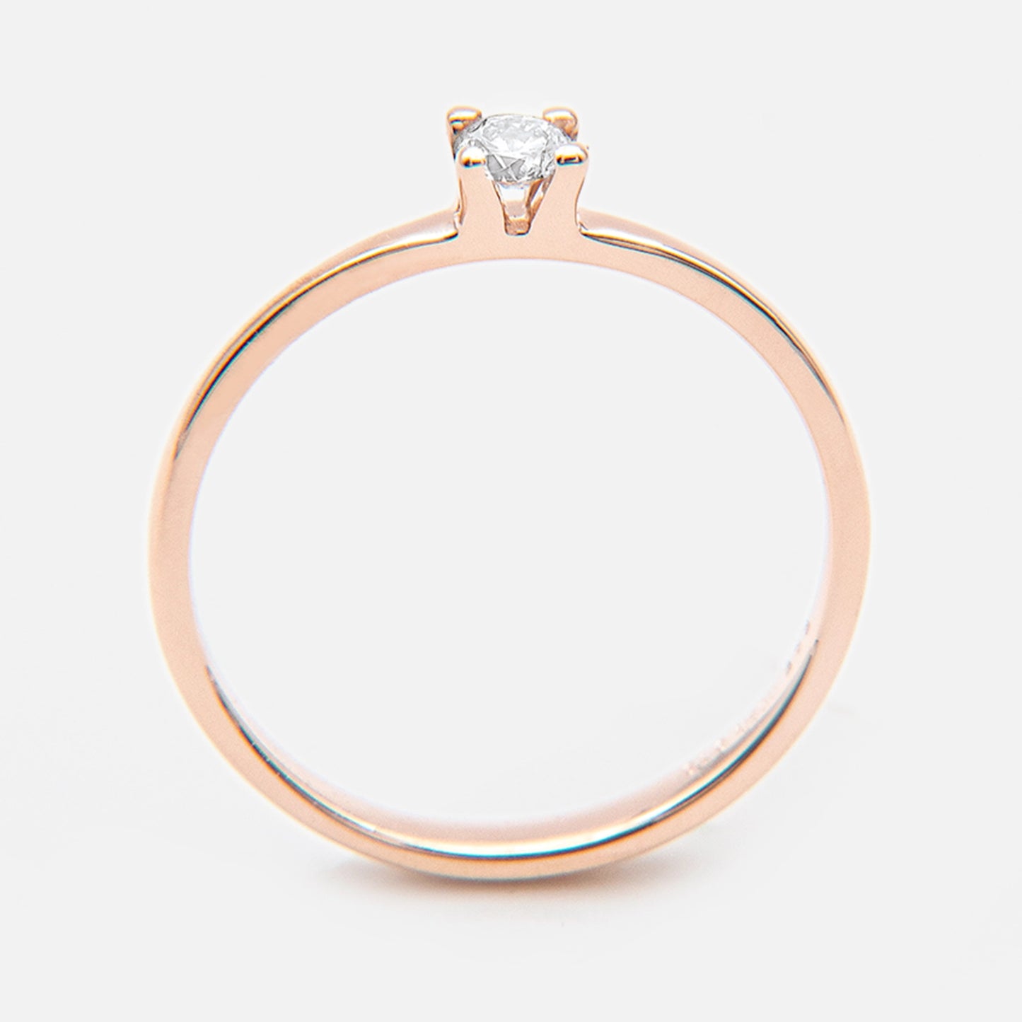 Promise Ring mit Brillant 0.10ct