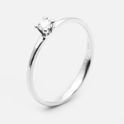 Promise Ring mit Brillant 0.10ct