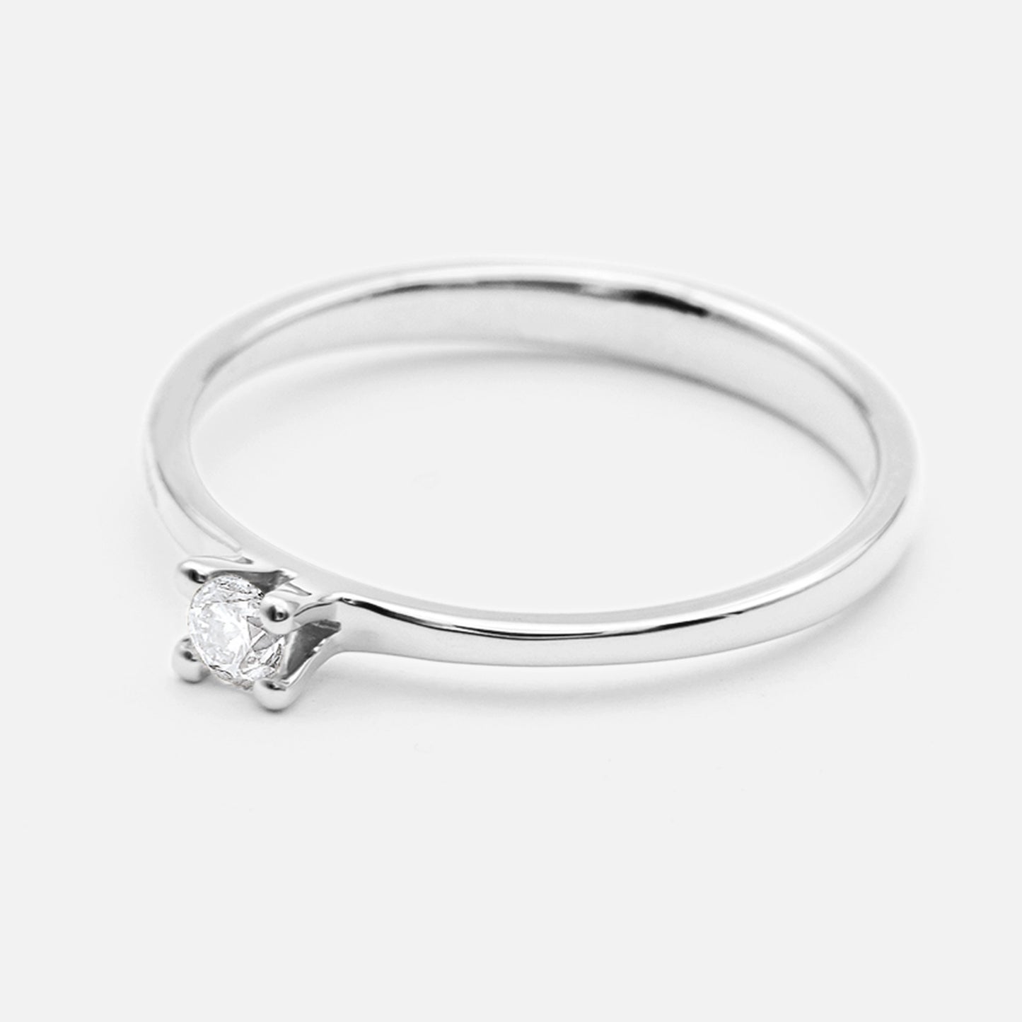 Promise Ring mit Brillant 0.10ct
