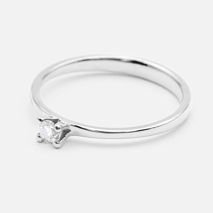 Promise Ring mit Brillant 0.10ct