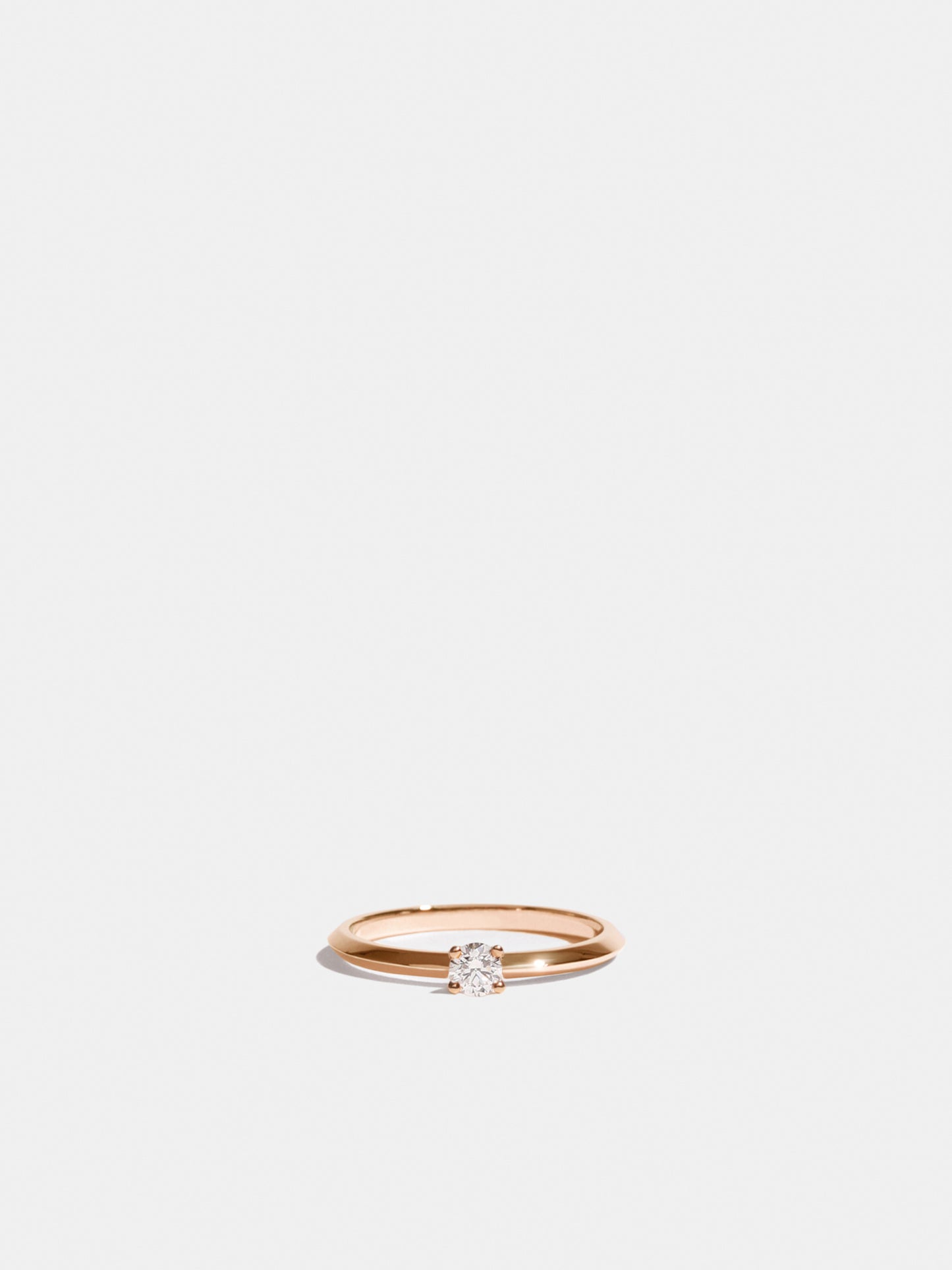Solitaire Anagramme biseauté | Fairmined Gold