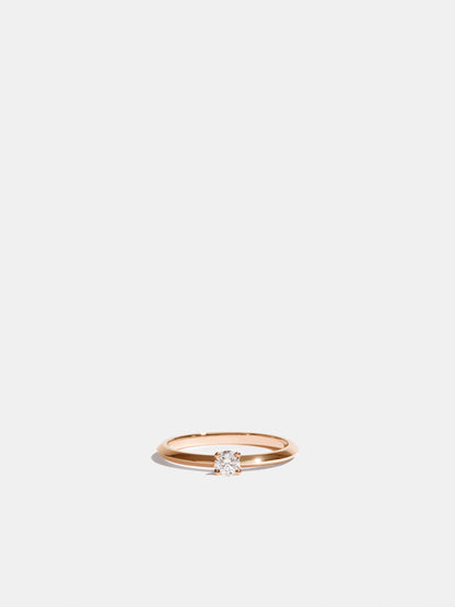 Solitaire Anagramme biseauté | Fairmined Gold