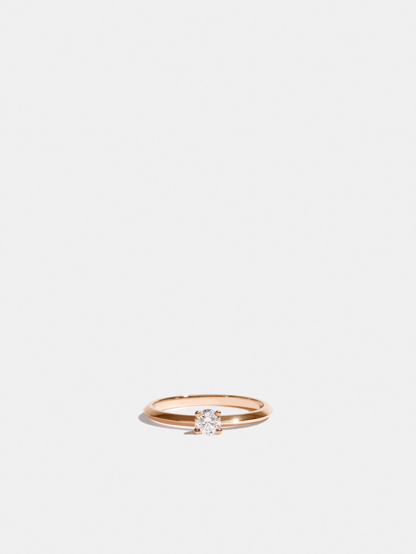 Solitaire Anagramme biseauté | Fairmined Gold