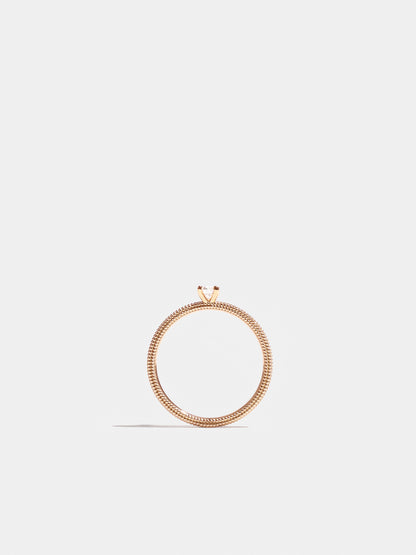 Solitaire Anagramme millegrains | Fairmined Gold