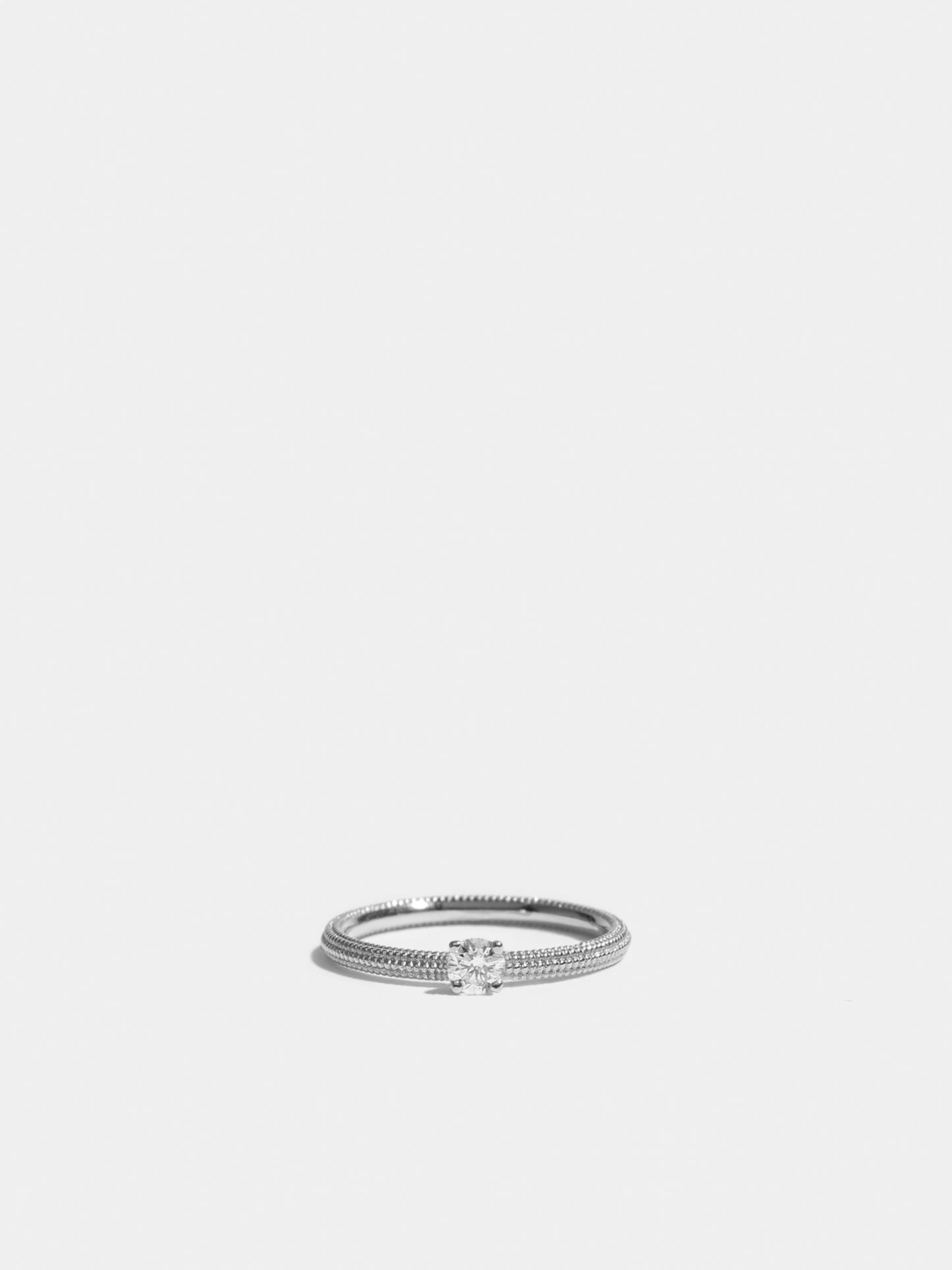 Solitaire Anagramme millegrains | Fairmined Gold