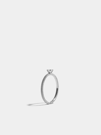 Solitaire Anagramme millegrains | Fairmined Gold