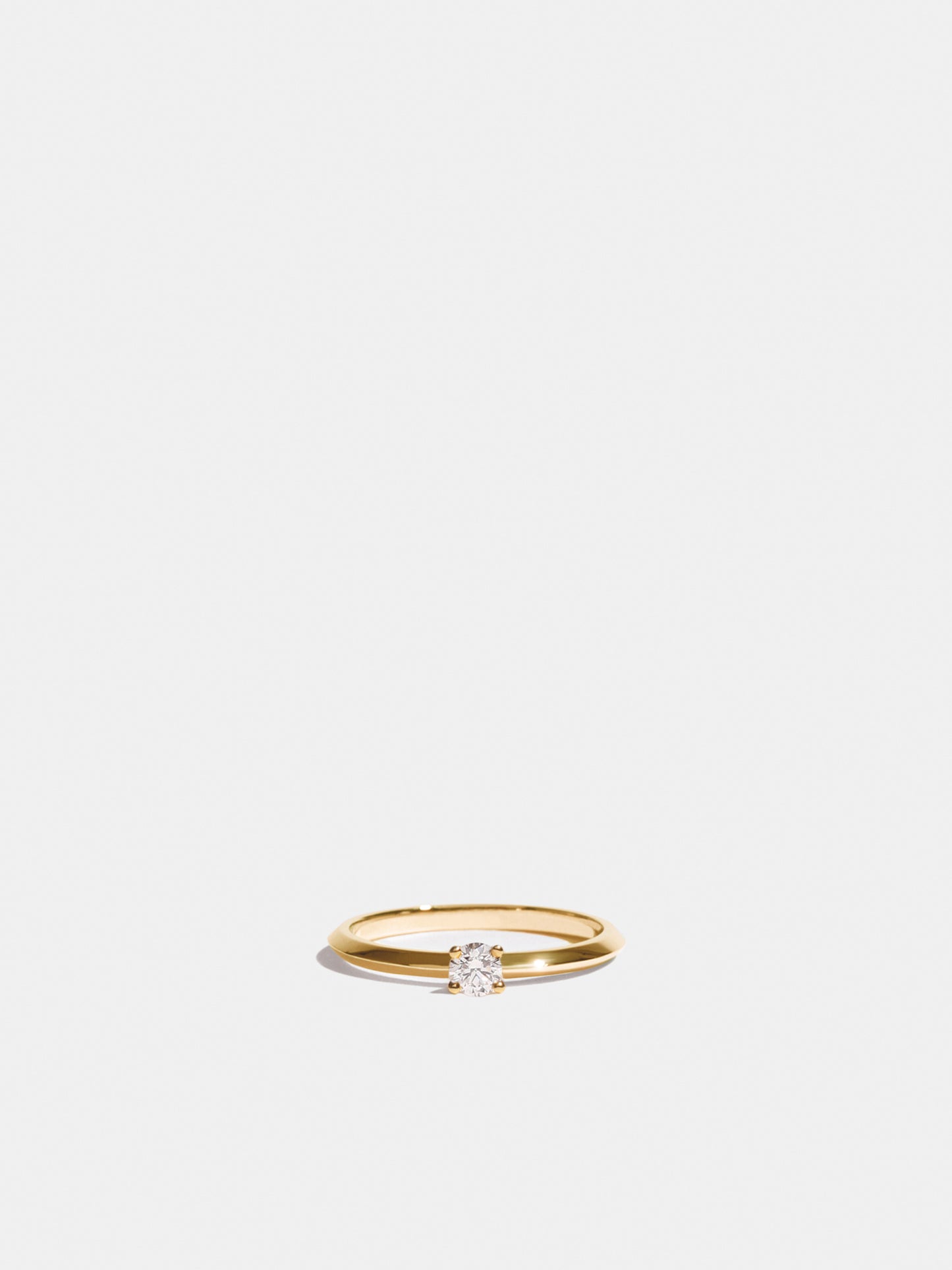 Solitaire Anagramme biseauté | Fairmined Gold