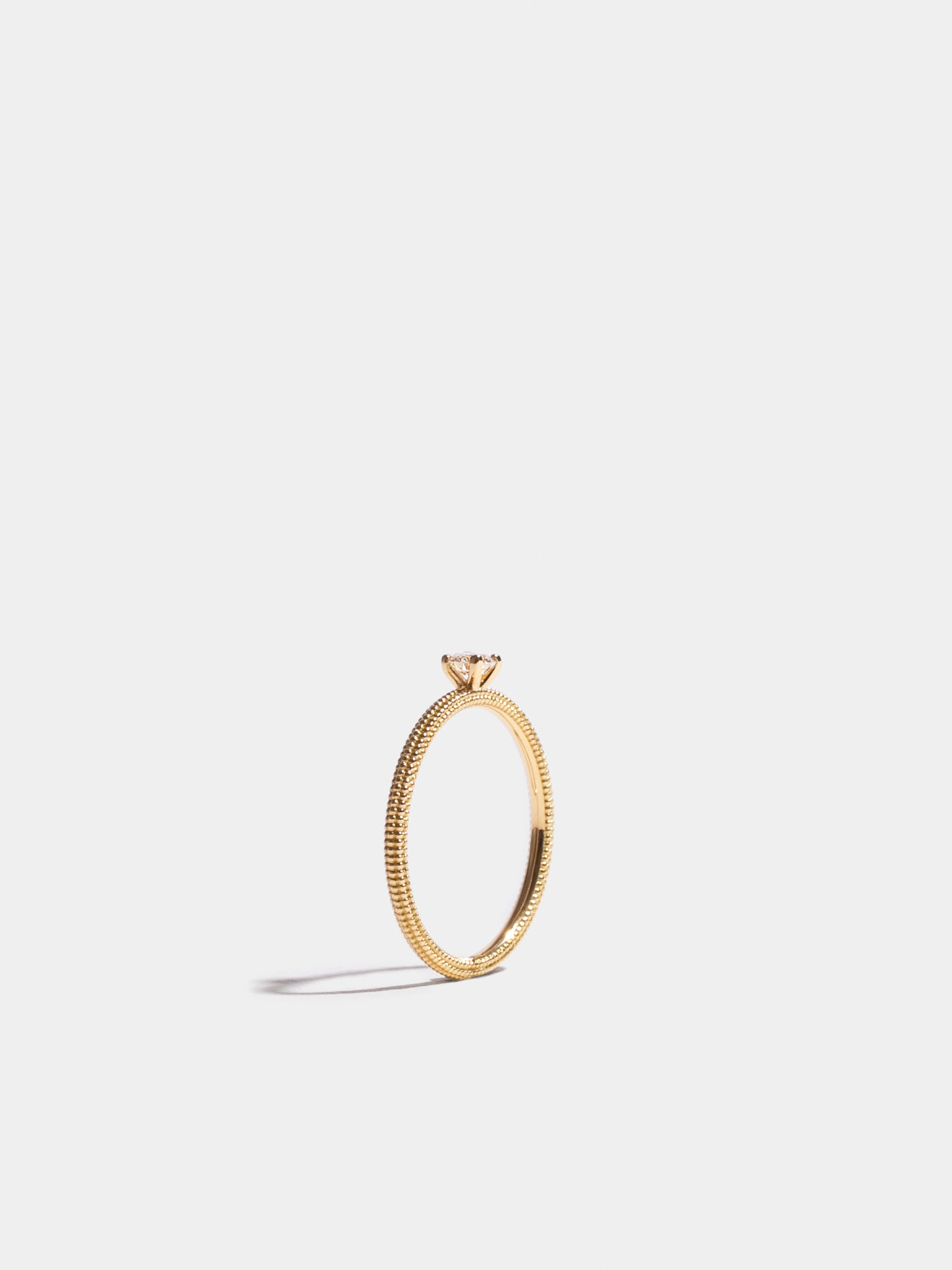 Solitaire Anagramme millegrains | Fairmined Gold