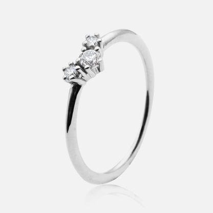 Sparkle Ring mit 3 Brillanten