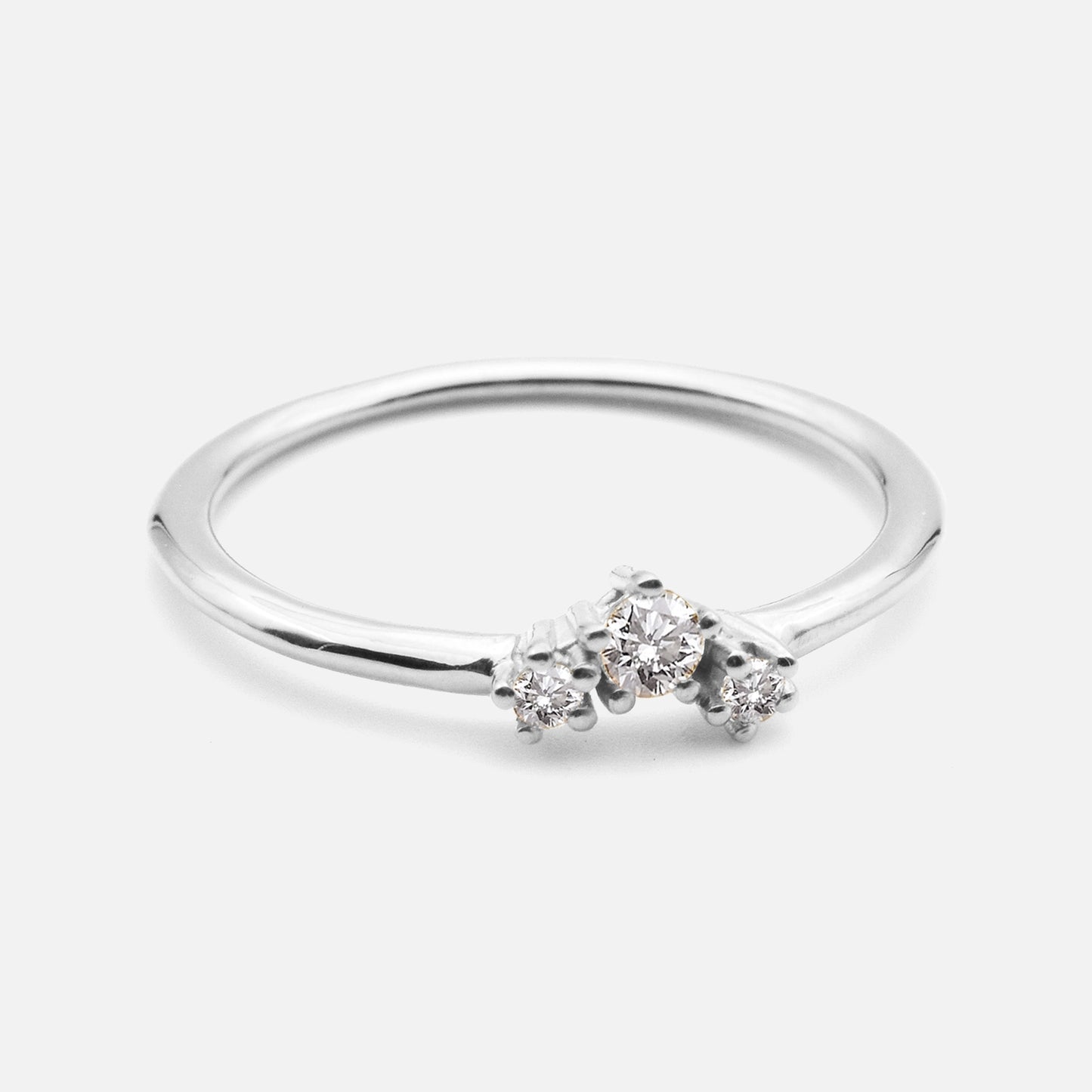 Sparkle Ring mit 3 Brillanten