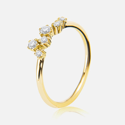 Sparkle Ring mit 6 Brillanten