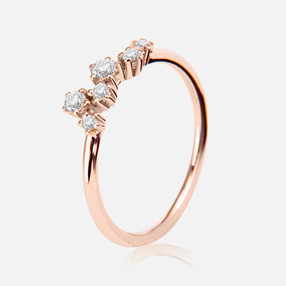 Sparkle Ring mit 6 Brillanten