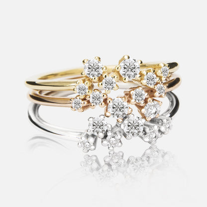 Sparkle Ring mit 6 Brillanten