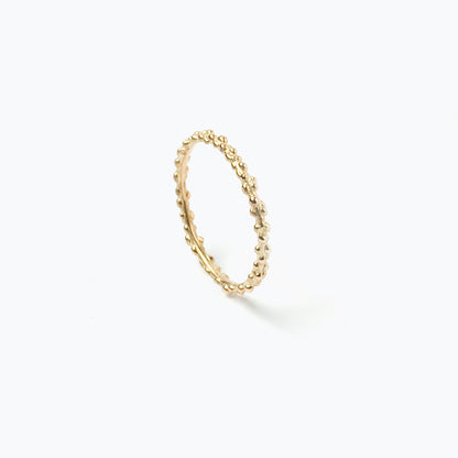 Champagner Ring aus nachhaltigem Gold