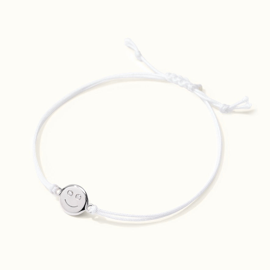 Hübsches Smiley Armband aus nachhaltigem Echtgold