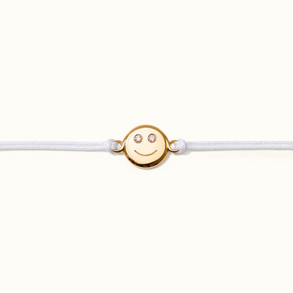 Hübsches Smiley Armband aus nachhaltigem Echtgold