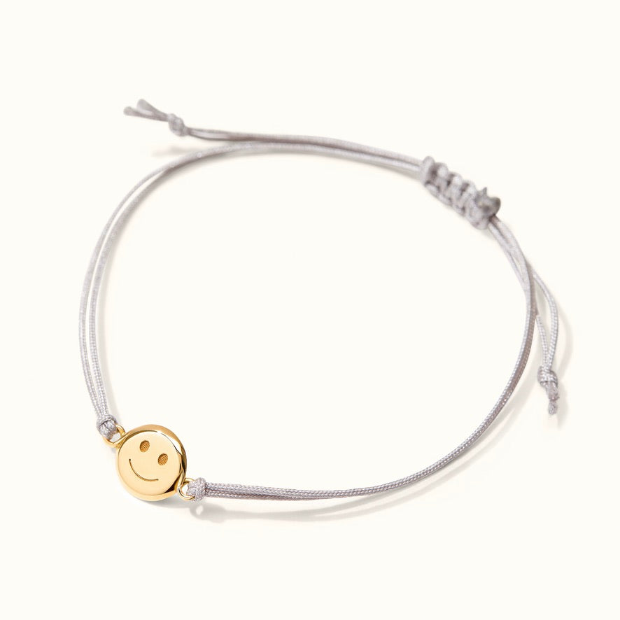 Hübsches Smiley Armband aus nachhaltigem Echtgold
