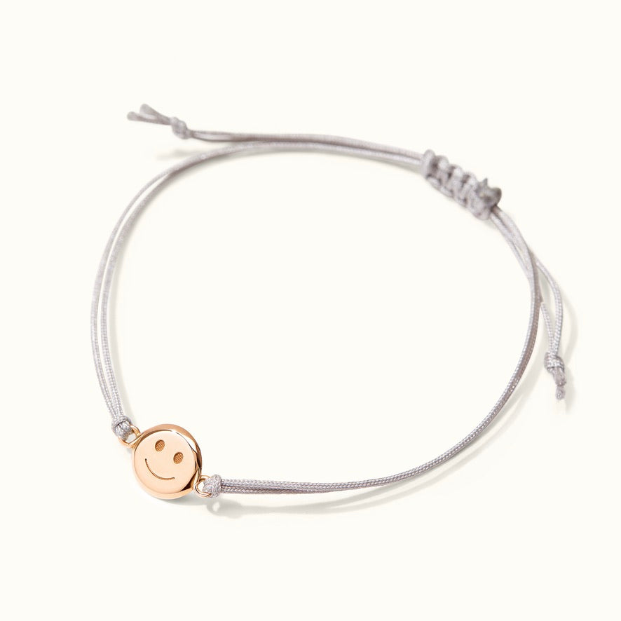 Hübsches Smiley Armband aus nachhaltigem Echtgold