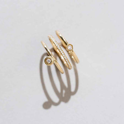 Maren Jewellery Diamantringe in Kombination