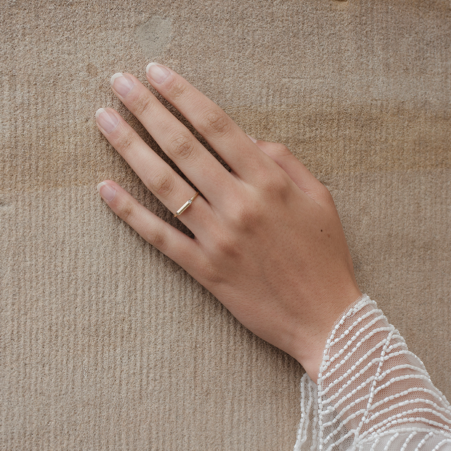 handgefertigter, nachhaltiger Ring