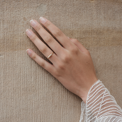 handgefertigter, nachhaltiger Ring